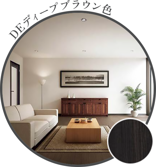 DEディープブラウン色