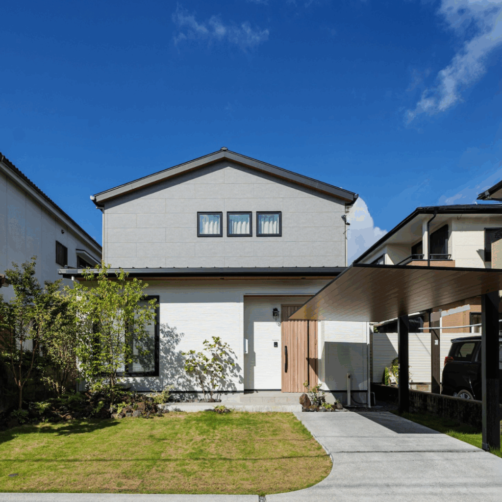 シンプルな外観